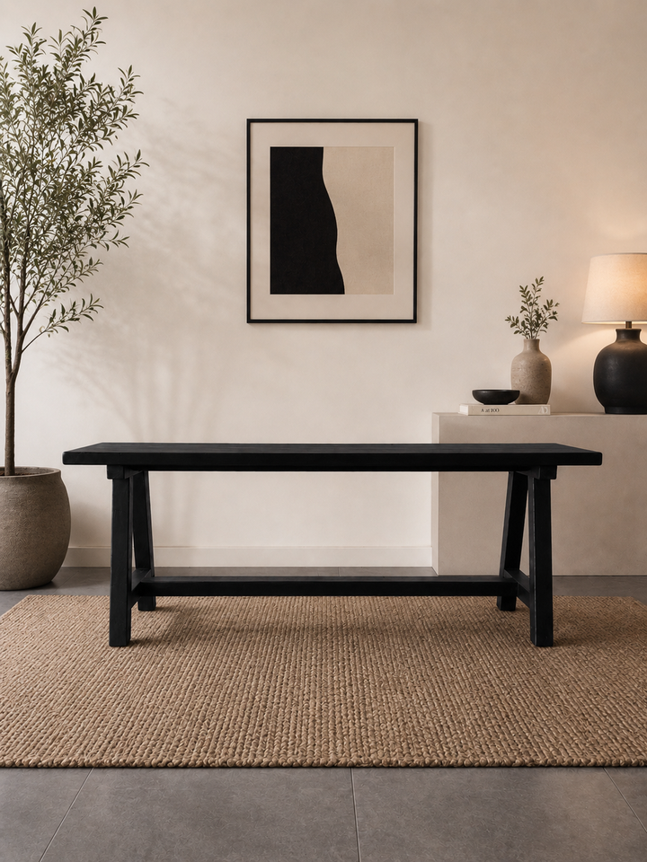 Banqueta Valencia negra