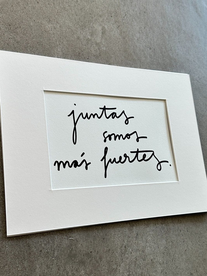Juntas somos más fuertes. Calite Interiorismo 