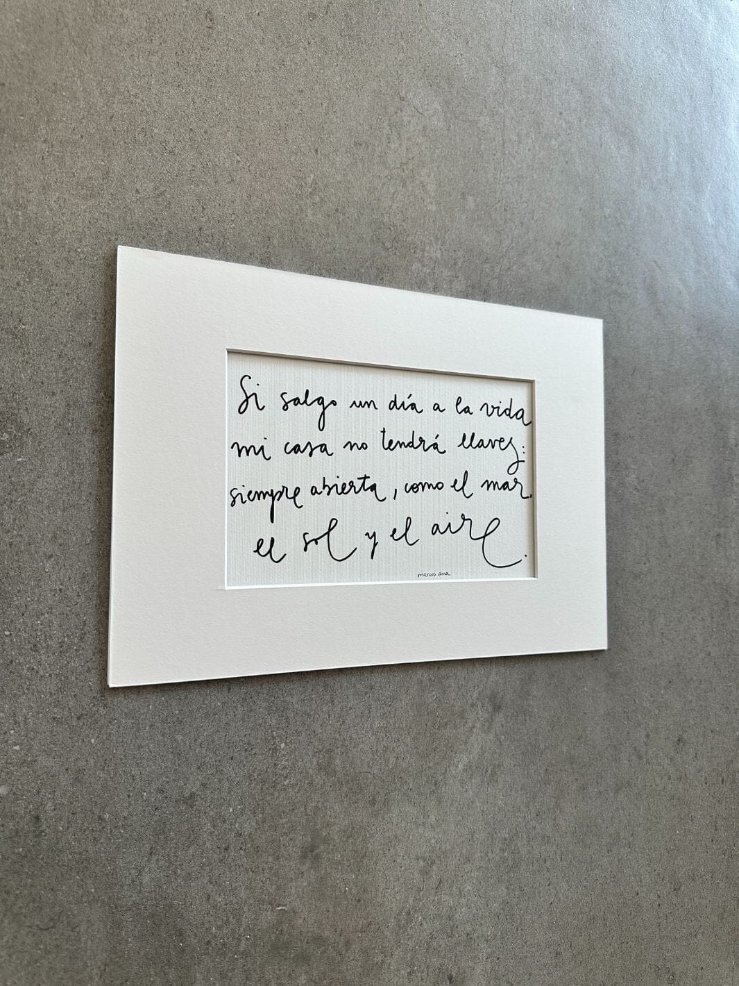 Si salgo un dia a la vida mi casa no tendra llaves Calite Interiorismo 