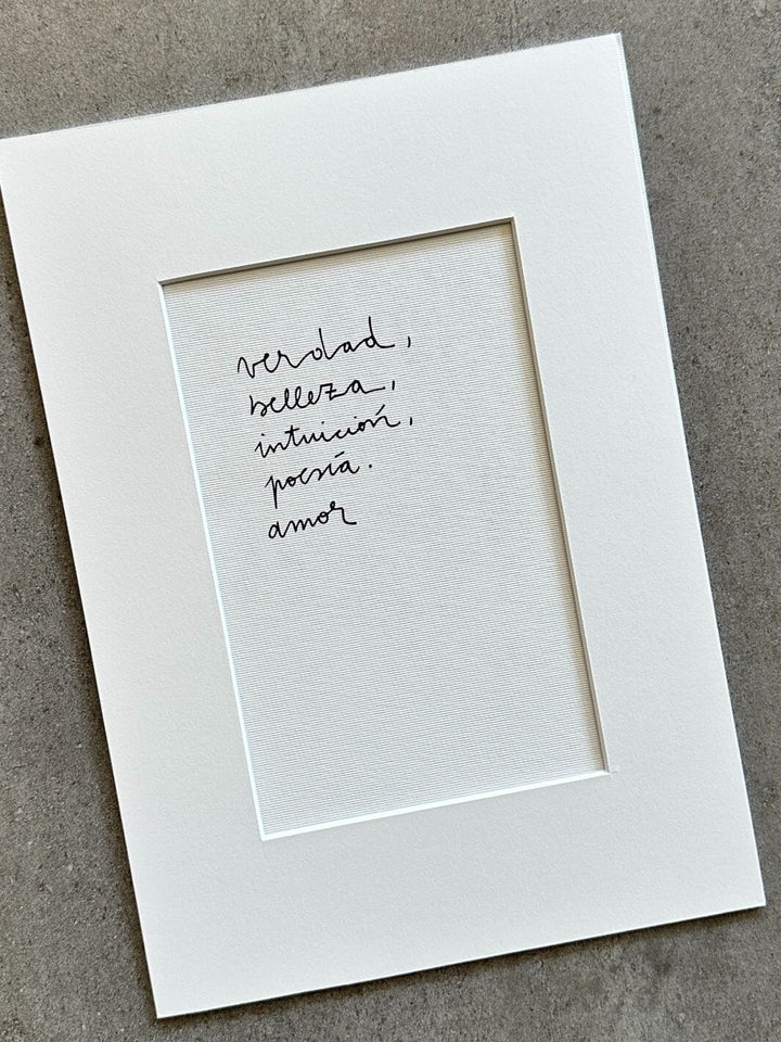 verdad, belleza, intuición, poesía, amor. Calite Interiorismo 