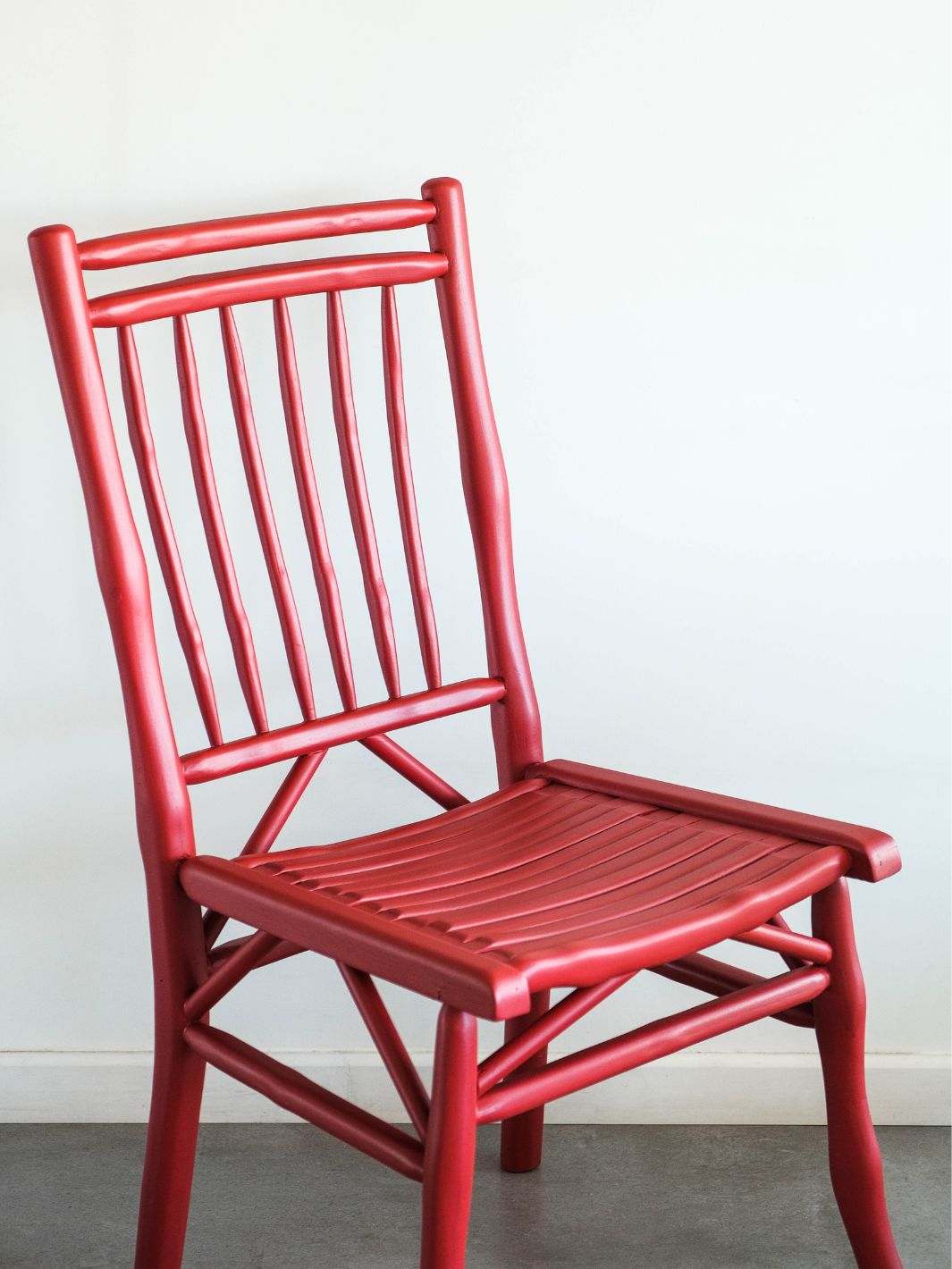 Silla Andalucía roja Calite Interiorismo 
