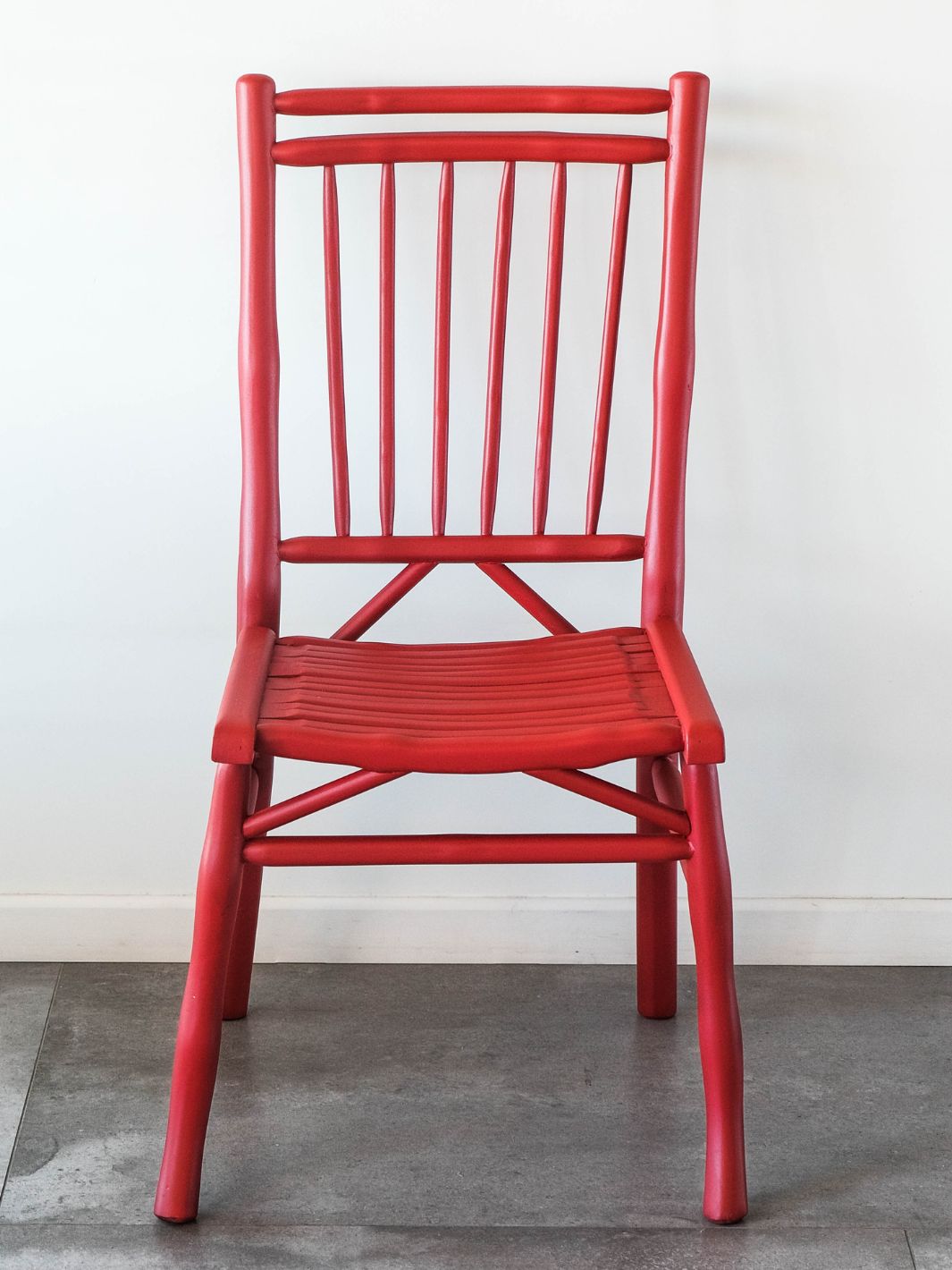 Silla Andalucía roja Calite Interiorismo 