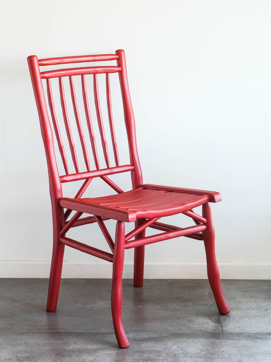 Silla Andalucía roja Calite Interiorismo 